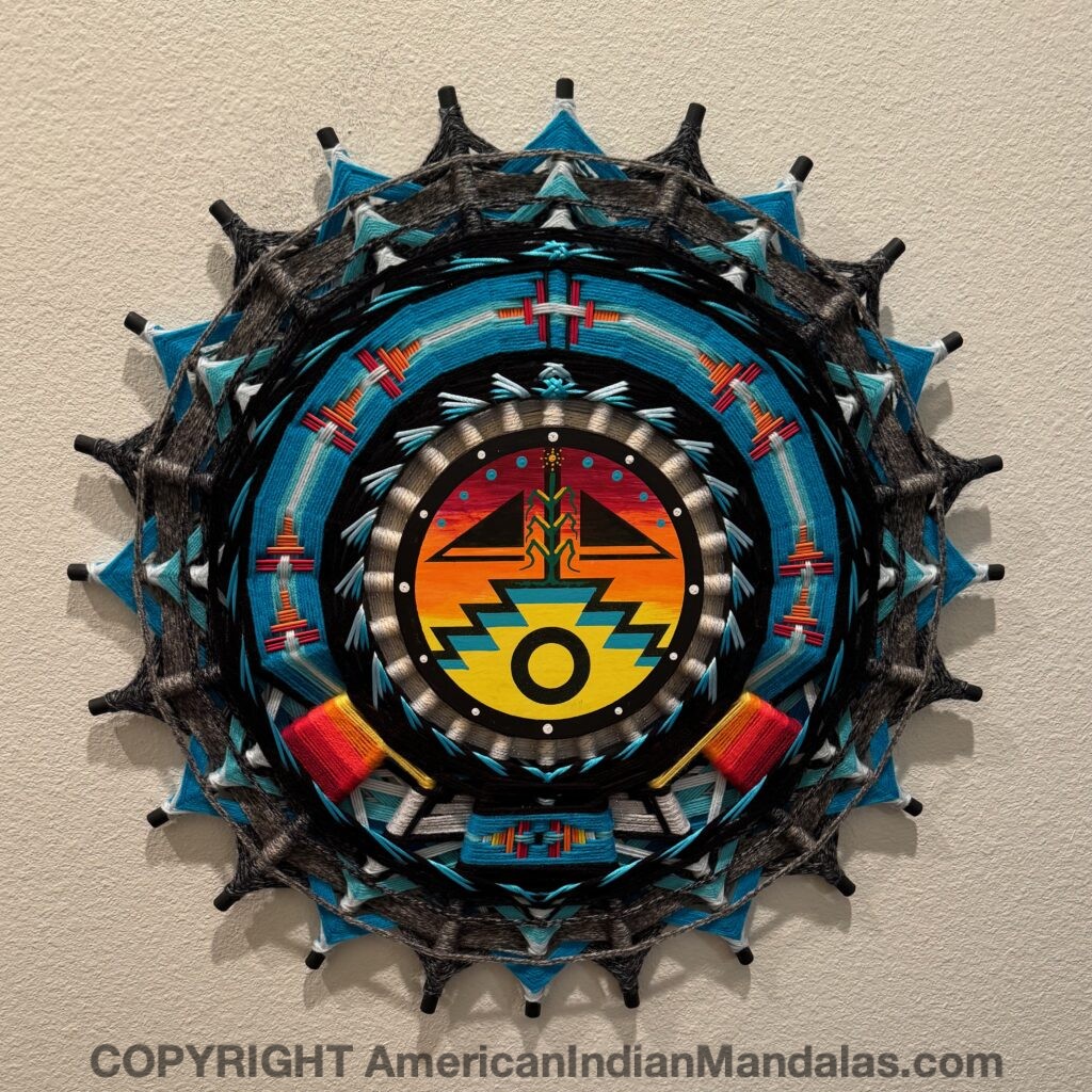 Navajo Yei Mandala #6