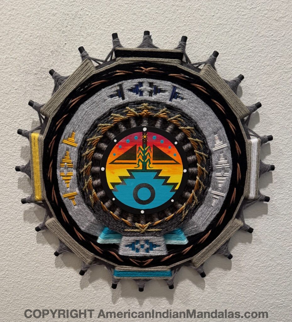 Navajo Yei Mandala #7