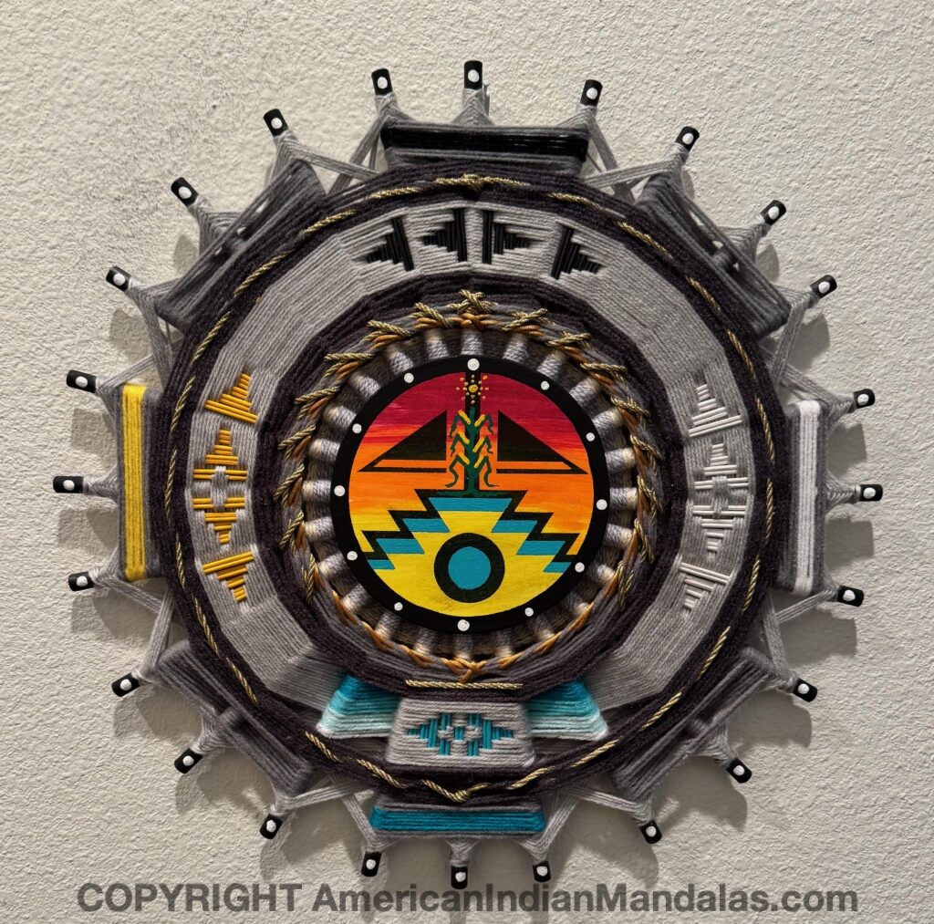 Navajo Yei Mandala #8
