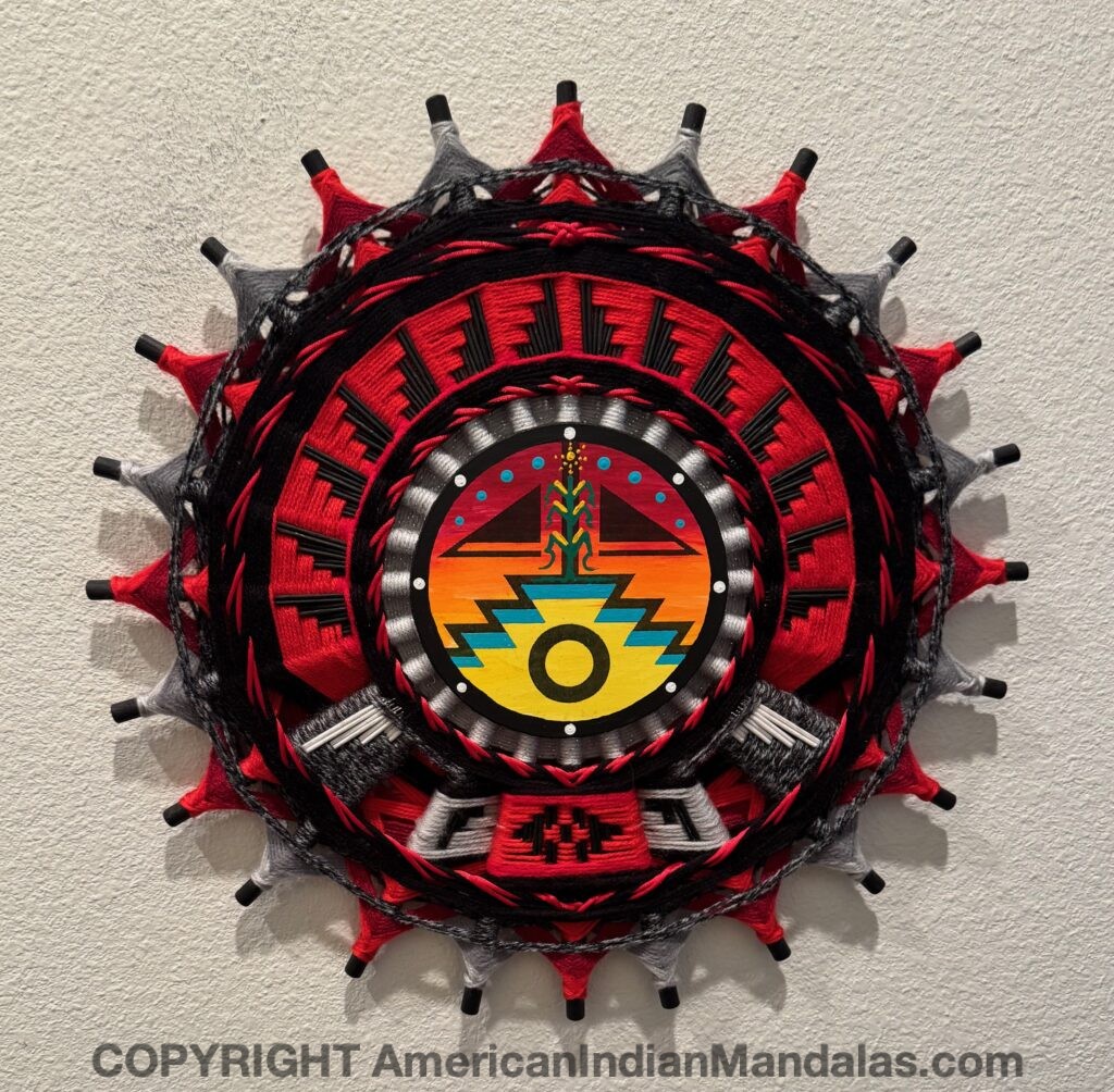 Navajo Yei Mandala #9