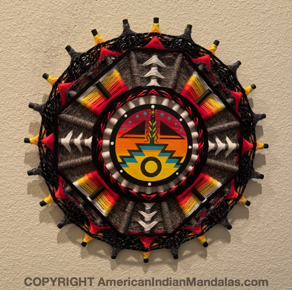 Navajo Yei Mandala #10